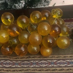 Vintage lucite grape centerpiece